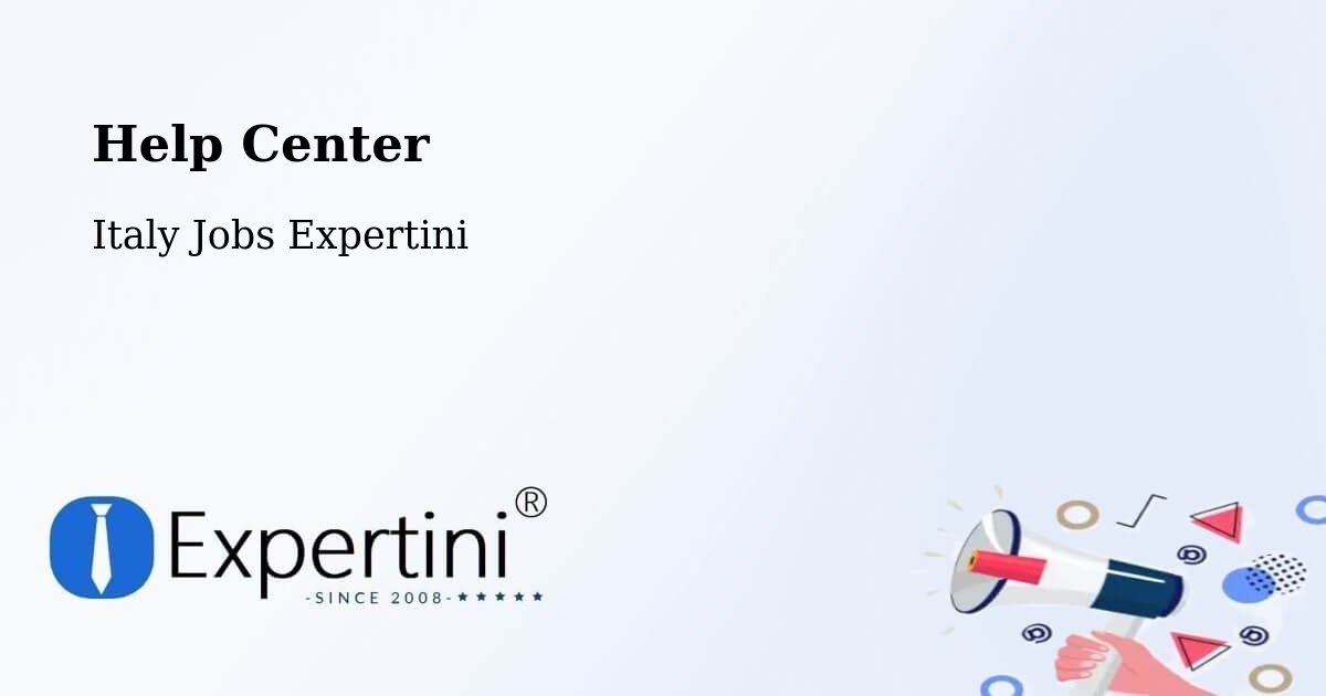 Help Center – Cerda - Italy Jobs Expertini
