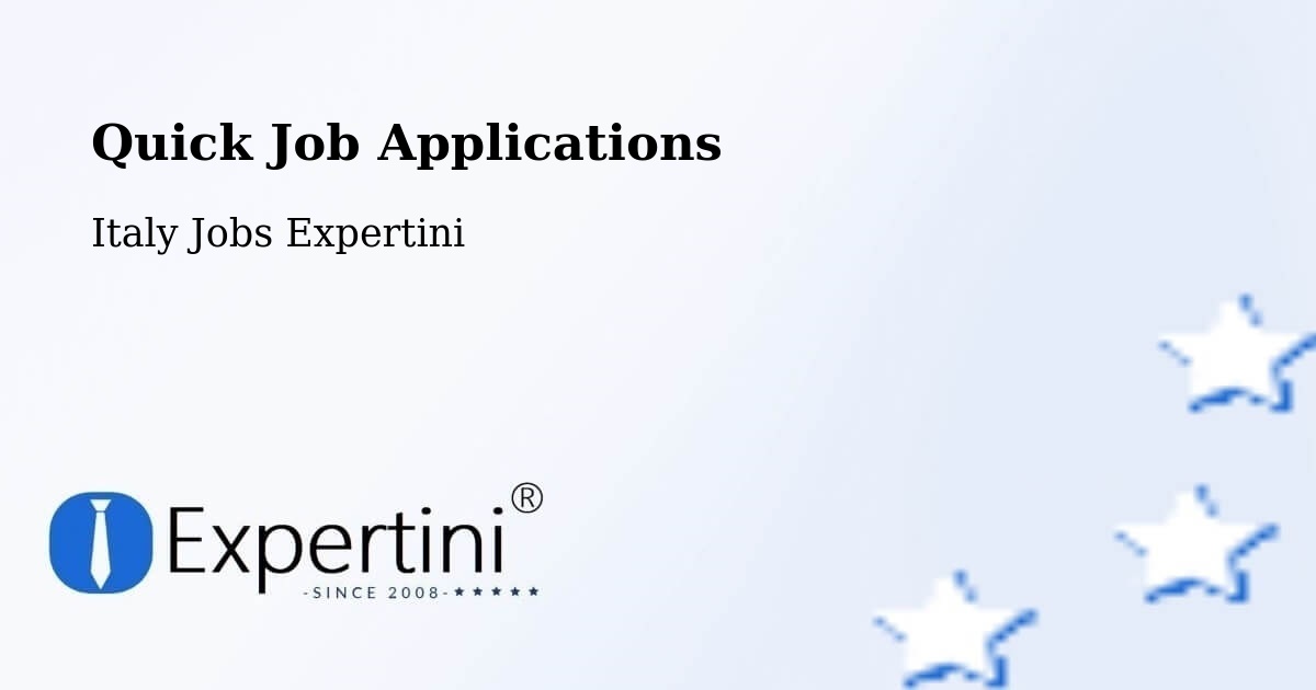 Quick Apply Feature – Cerda - Italy Jobs Expertini