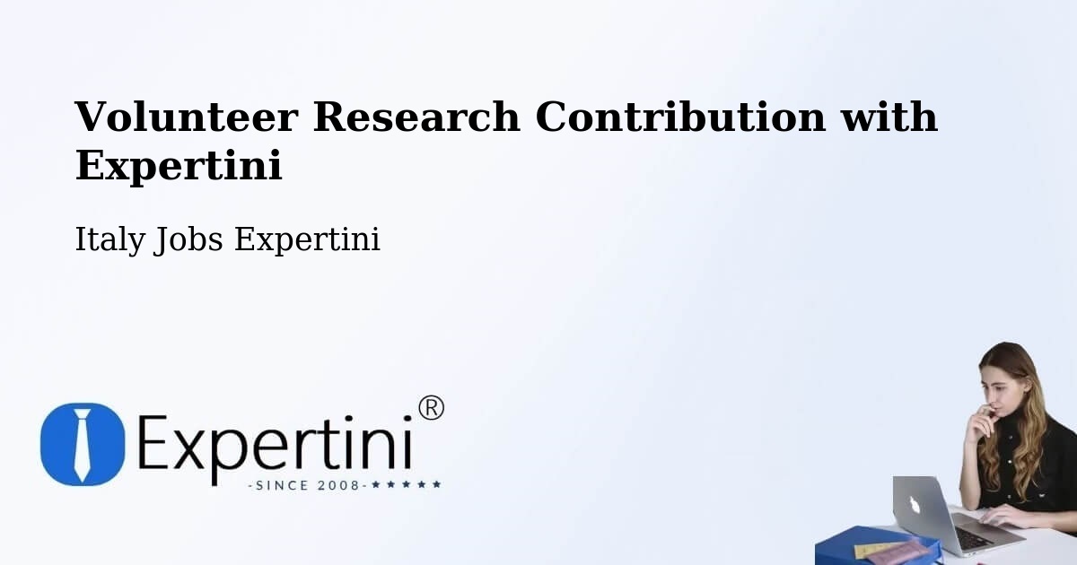 Volunteer Research Contribution Program – Cerda - Italy Jobs Expertini